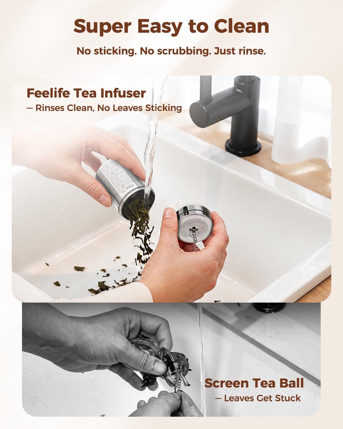 Mini Snowflake Stainless Steel Tea Infuser for Loose Leaf Tea Ball