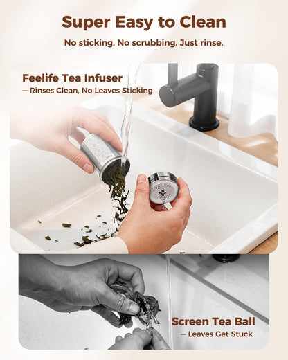 Mini Snowflake Stainless Steel Tea Infuser for Loose Leaf Tea Ball