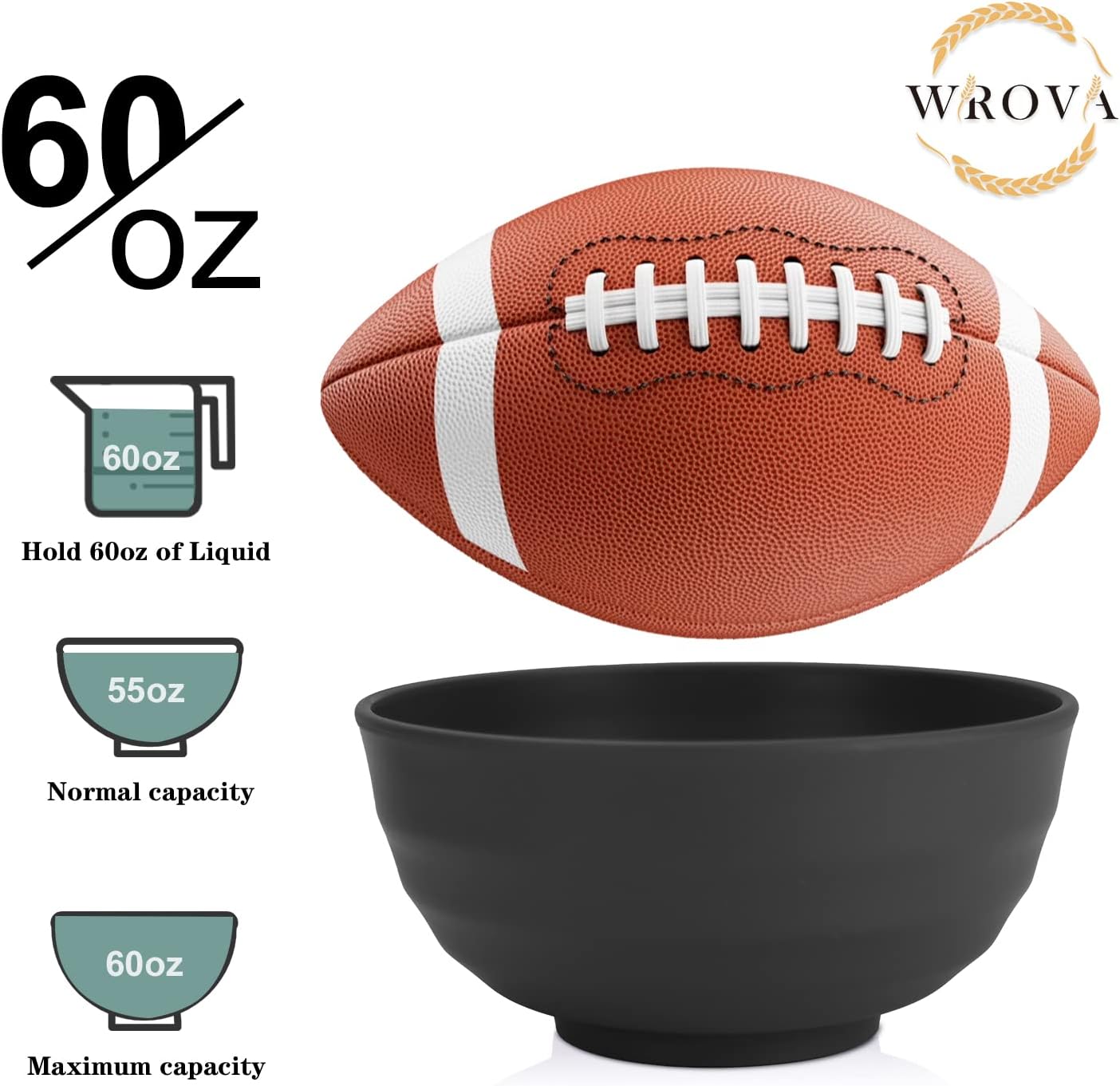Wheat Straw Bowl Sets,8 PCS Unbreakable Cereal Bowl 26 OZ,Microwave and Dishwasher Safe Bowls,Bowl Sets for Camping and Picnic BPA Free Colorful Salad Bowls for Serving Soup,Oatmeal and Fruit Etc…