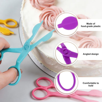uxcell 3Pcs Flower Lifter Cake Decorating 5.1x2.2" Fondant Tool Purple