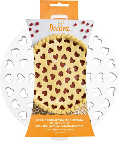 Decora Lattice Crust Cutter, White, 30 cm
