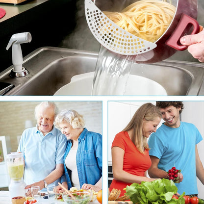 Pot Strainer With Handle Stainless Steel