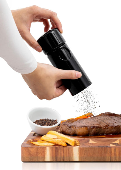 MAGNUM PEPPER GRINDER, Unicorn by TRE SPADE,Premium Manual Pepper Grinder with Steel Burrs, Adjustable Coarseness, High-Capacity Output, ABS Plastic, 6 Inch Small Size, Made in Italy