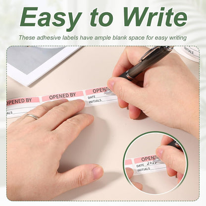 PATIKIL 500 Pcs Expired Date Label Stickers Roll, 2 x 1 Inch Removable Inventory Labels Adhesive Food Sticker Roll for Marking Organizing Inventory and Food Container, White and Black