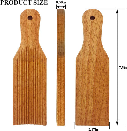 Gnocchi Board Wood Pasta Board Paddle Homemade Gnocchi Maker