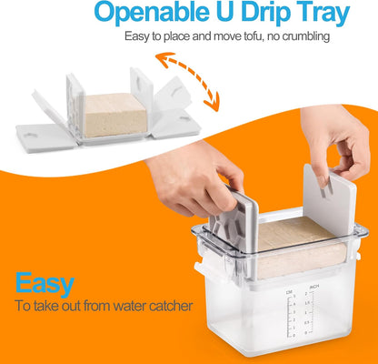 VALLEYHIKE Powerful Adjustable Tofu Press, Dishwasher Safe