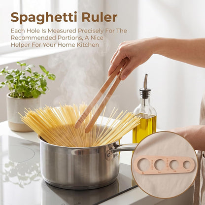 Wood Pasta Measuring Tool for Home Cooks & Pasta Lovers