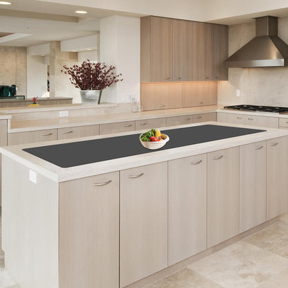 78.7"x23.6" Large Silicone Mat for Kitchen Counter, Heat Resistant Non-Slip Countertop Protector, Waterproof Silicone Craft Mat for Kitchen Island, Semitransparent
