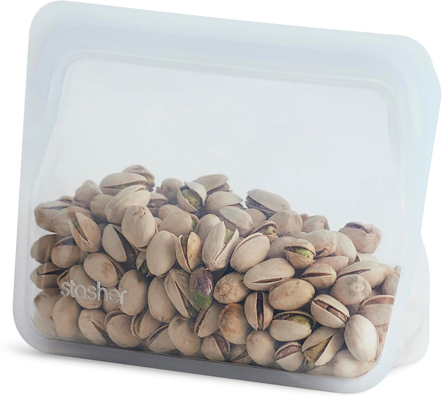 Stasher Premium Reusable Silicone Food Storage Bags, 2-Pack, Clear