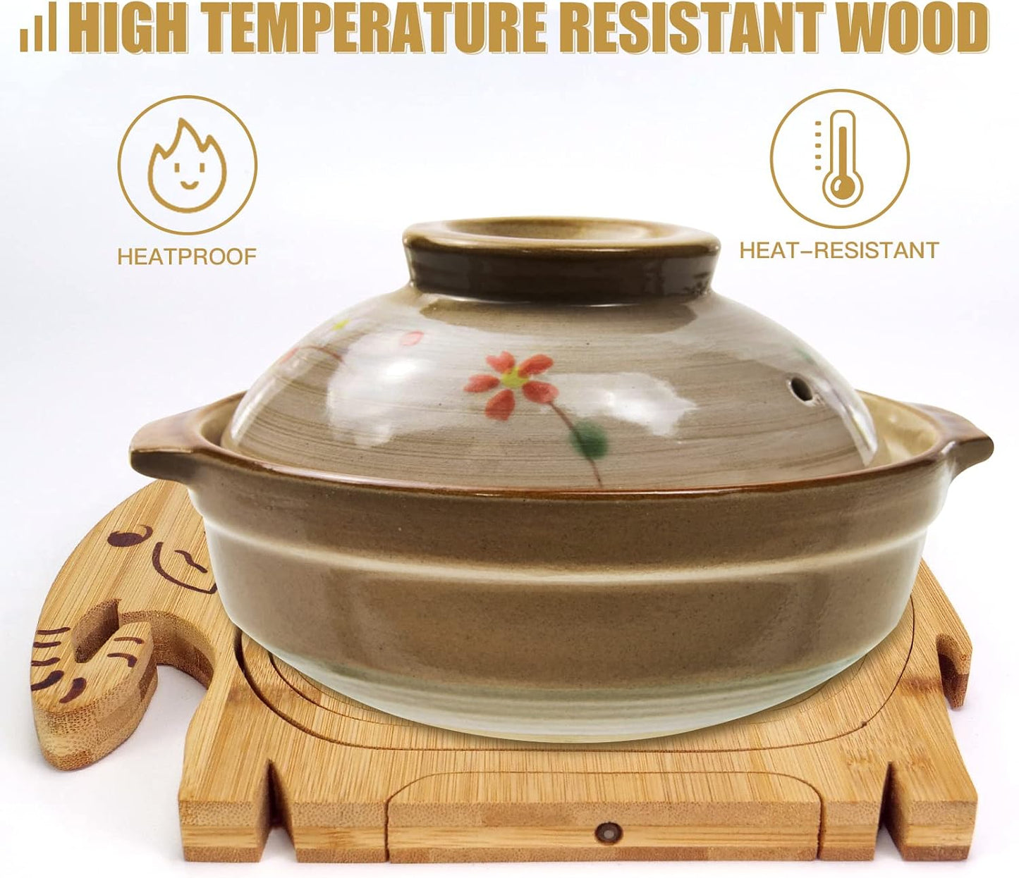 MYOSOTIS Foldable Fruit Basket Collapsible Bamboo Fruit and Veggie Basket Fruit Bowl Holder and Dried Fruit Basket For Holiday Party (Duck)
