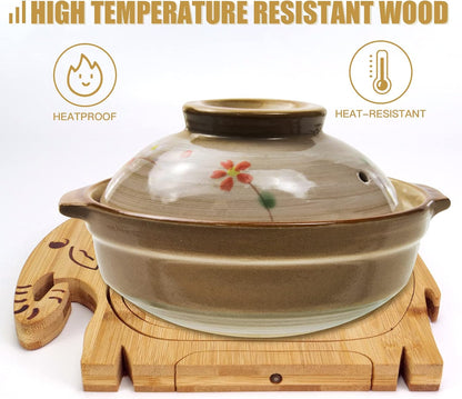 MYOSOTIS Foldable Fruit Basket Collapsible Bamboo Fruit and Veggie Basket Fruit Bowl Holder and Dried Fruit Basket For Holiday Party (Duck)