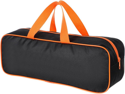 Angoily Grill Tool Storage Bag, 15 Inch Portable Oxford Cloth Carry Tote for BBQ Grilling Accessories, Outdoor Cooking Camping Picnic Utensil Organizer with Zipper