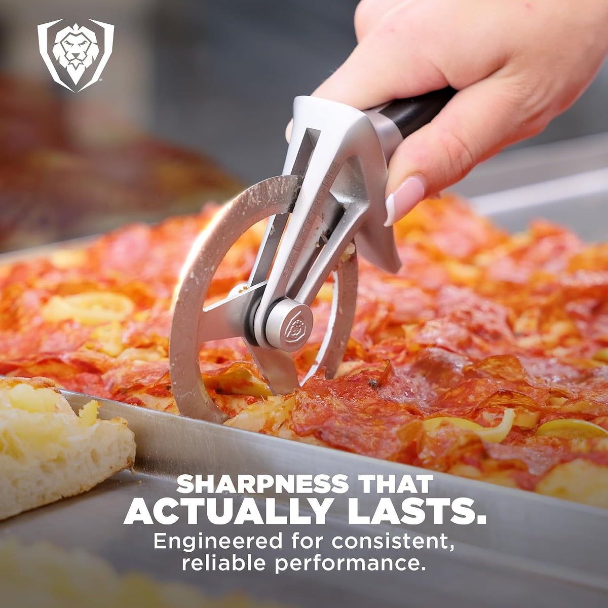 Dalstrong Orbit Razor Pizza Cutter Wheel - 304 Stainless Steel