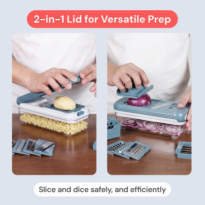 Fullstar Essential Vegetable Chopper & Mandoline Slicer 8-in-1 Kitchen Tool