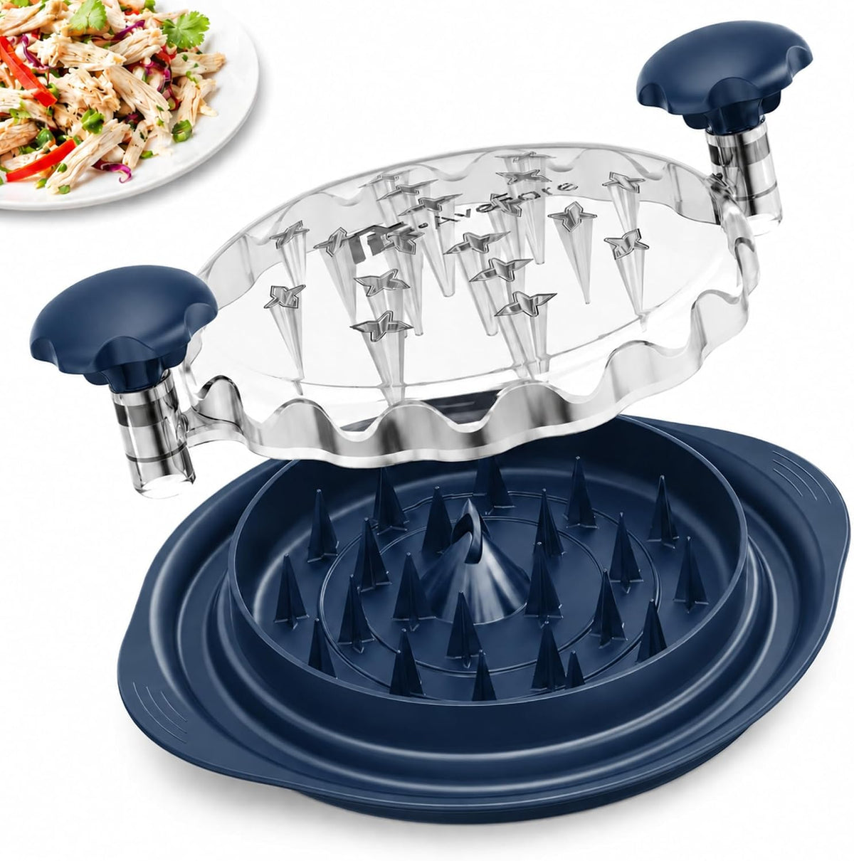 AveFare 11 Inch Large Chicken Shredder Tool Twist - Meat Shredder Twist