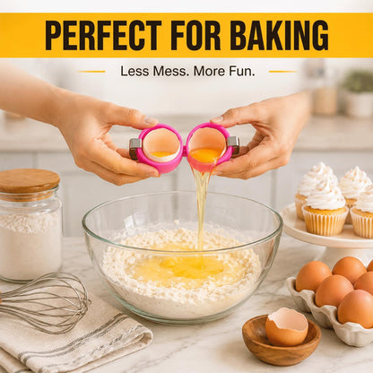 3pcs Stainless Steel Egg Shell Opener and Separator, Egg Cracker Cutter Tool for Hard Boiled Egg Peeler Egg Cube Egg Separator Handheld Home Kitchen easy to use daily