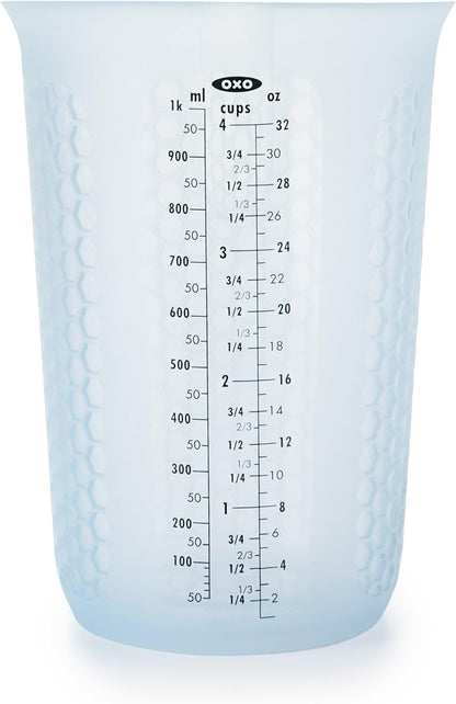 OXO Good Grips 3 Piece Squeeze & Pour Silicone Measuring Cup Set