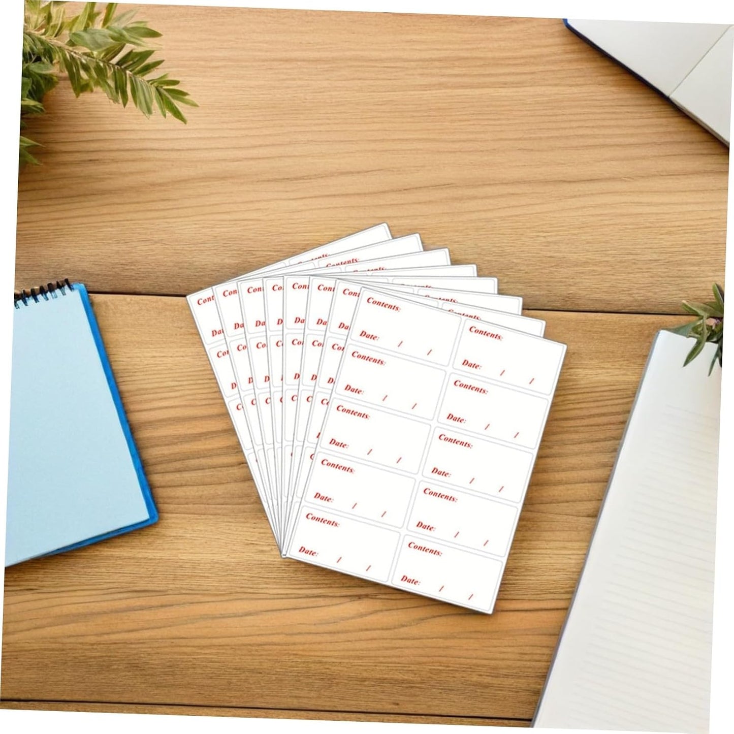 Kichvoe Waterproof Food Date Stickers and Freezer Labels 400pcs Removable PVC Food Storage Labels for Refrigerator and Kitchen Organization for Meal Prep and Restaurant Use