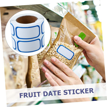 Homoyoyo 6 Rolls Food Date Marking Stickers Removable Labels for Kitchen Storage Containers Easy Peel Off Organizing Snacks and Meal Prep