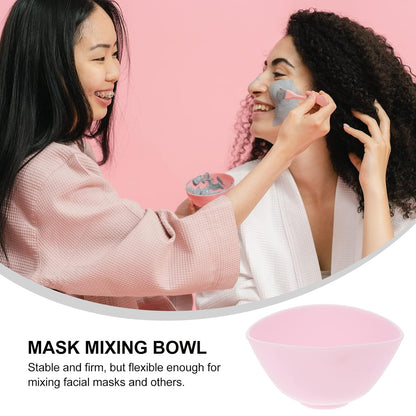Silicone Mixing Bowl Set 8X5CM Odorless Anti-Drop Prep Bowl for Home Use for Facial Masks and Measuring Ingredients