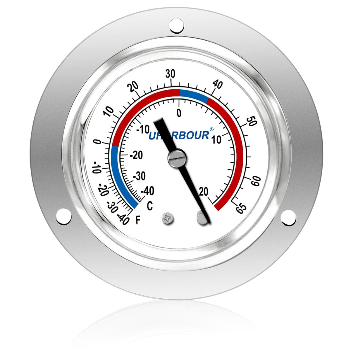 Uharbour Commercial Cooler Freezer Thermometer Capillary Gauge