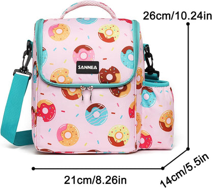 Lunch Bag for Kids Coole Lunch Box Tote for Women Girls Boys Children Student Insulated Bento Bag for School Work Picnic Outdoor Activities
