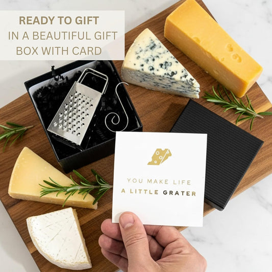 Mini Cheese Grater Gift Set, You Make Life a Little Grater Funny Chef Gift