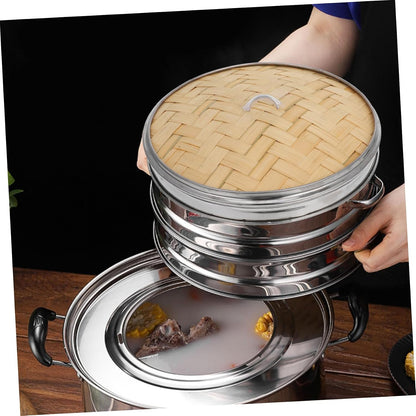 Bamboo Steamer Basket Cover Bamboo Steamer Cover Lid Replacement