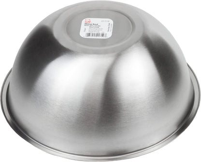Chef Craft Brushed Mixing Bowl, 5-Quart, Stainless Steel