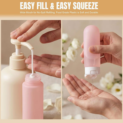 DEWSENSI 20 Pack Travel Bottles Set for Toiletries