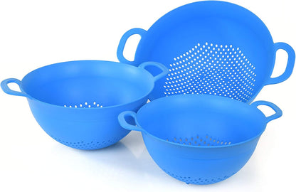 Mintra Home Colanders 3pk (Assorted 3pk, Black)