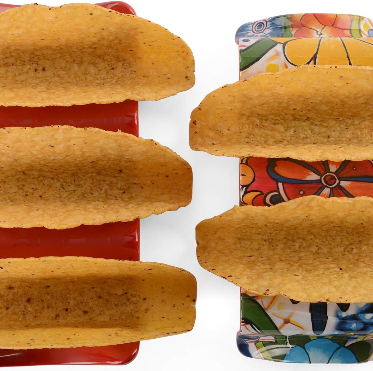 Prepara Multiple Taco Holder, Yellow, Holds 3 Tacos
