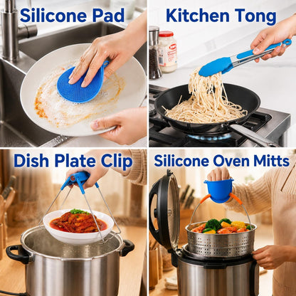 Accessories for Instant Pot, 73 PCS Accessories for Pressure Cooker for 5/6/8 Qt Electric Pressure Cooker -2 Steamer Baskets, Steamer Rack, Non-stick Springform Pan, Egg Rack