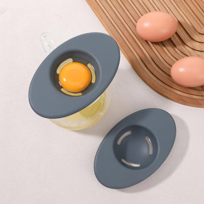 2 Pcs Egg Separators, Egg White Separator Food-Grade Silicone