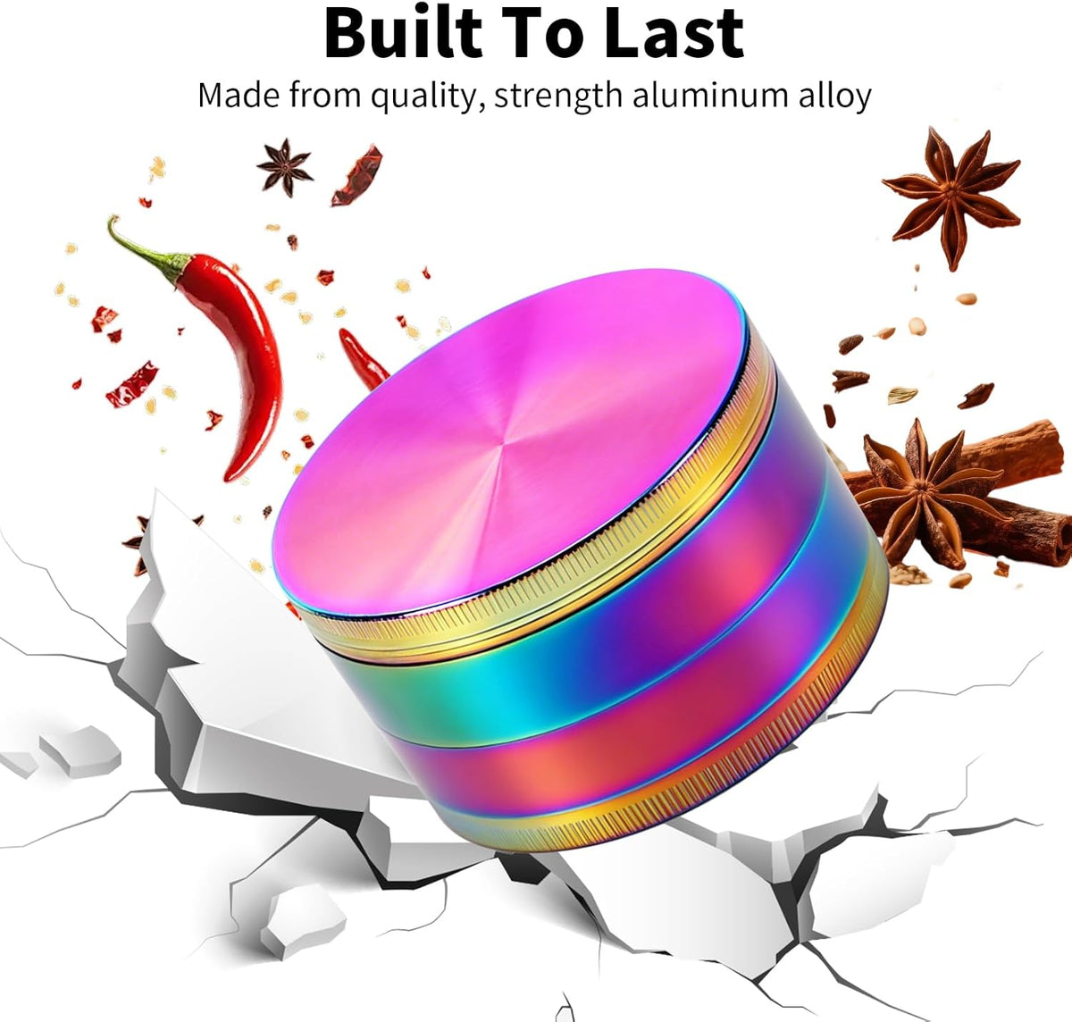 2.5 inch Spice Grinder Kitchen Tools(colorful)