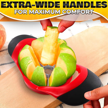 Watermelon Cutter Slicer Tool 2-in-1, Retractable Fork, 304 Steel