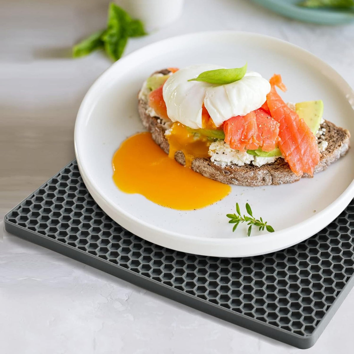 Joyhalo 4 Pack Trivets for Hot Dishes