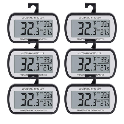 AEVETE Refrigerator Thermometer Digital Fridge Freezer Thermometer