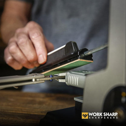 Work Sharp Professional Precision Adjust Knife Sharpener Kit - Complete Sharpening System for Kitchen, Pocket & Hunting Knives - Premium Angle-Guided Sharpening