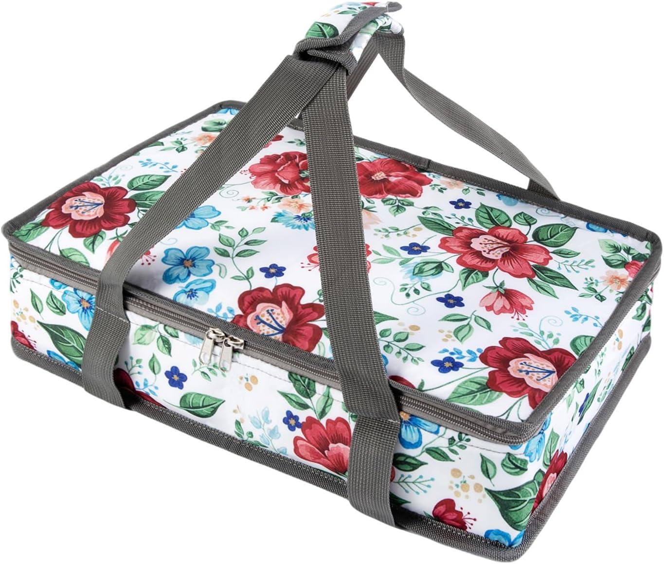Insulated Casserole Carrier Fits Pioneer Woman Kitchen Stuff & 9x13 Baking Dish, Large Lasagna Lugger Tote, Leakproof Thermal Food Warmer Bag for Potluck, Picnic, Travel, Hot/Cold Food & Mom Gifts