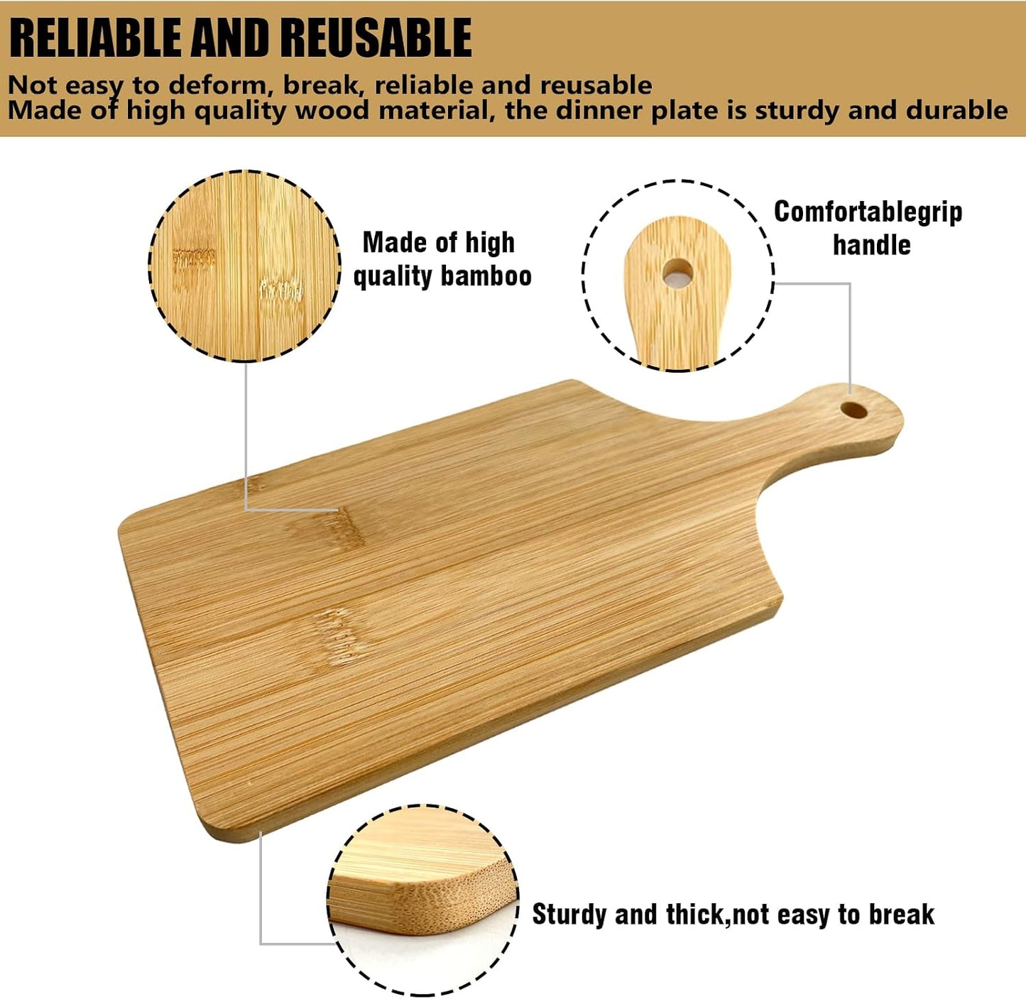 24-Pack Wooden Cheese Cutting Boards - Small Charcuterie Board Set for Laser Engraving Blanks - Mini Charcuterie Boards with Handle - Bulk Wood Cutting Board