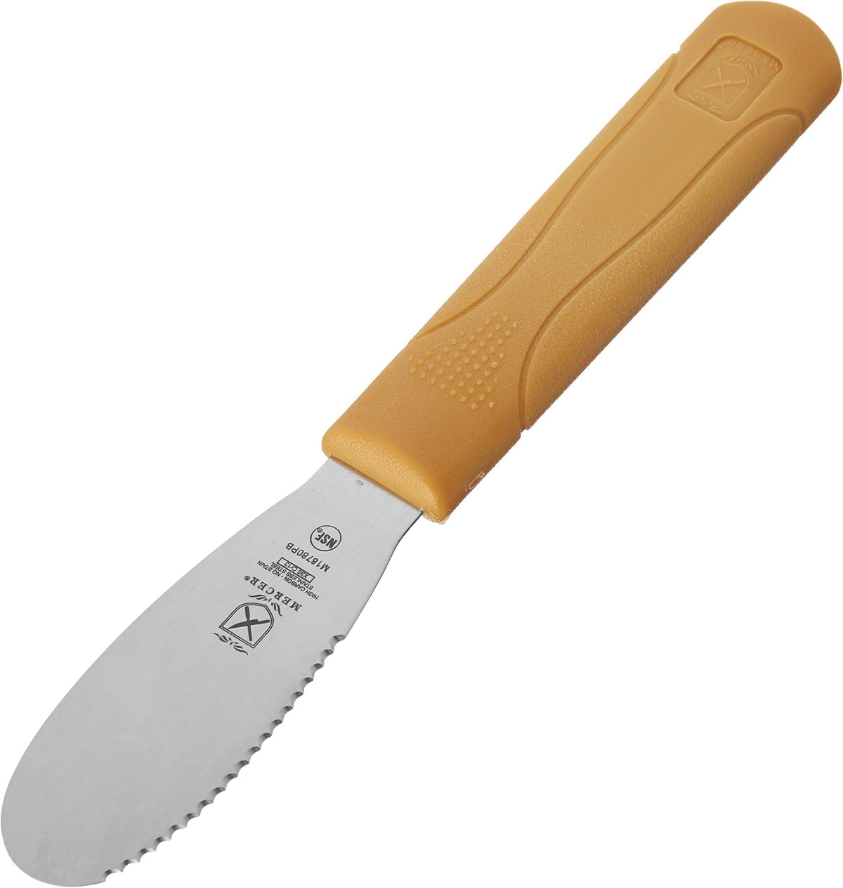 Mercer Culinary Millennia Bench Scraper, 5 7/8 Inch X 3 1/2 Inch Blade, Black Handle