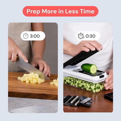 Fullstar Essential Vegetable Chopper & Mandoline Slicer 8-in-1 Kitchen Tool