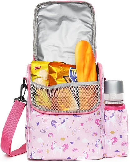 Lunch Bag for Kids Coole Lunch Box Tote for Women Girls Boys Children Student Insulated Bento Bag for School Work Picnic Outdoor Activities