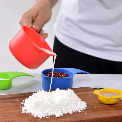 Plastic Measuring Spoons,Assorted Colors