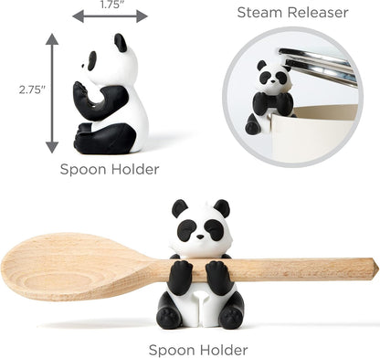 Itera Gray Silicone Cat Spoon Rest Kitchen Gadget