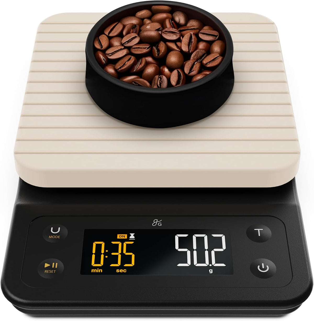 Greater Goods Coffee Scale with Timer, 0.1g Precision for Espresso & Matcha