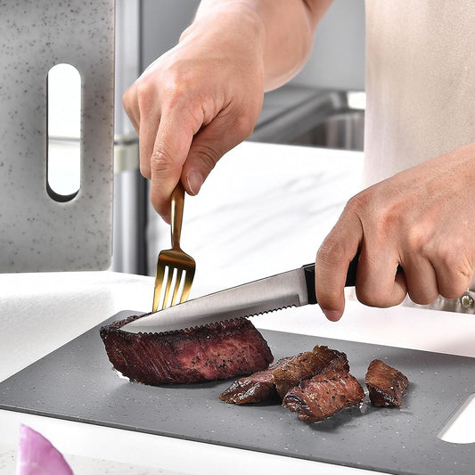 4PCS Cutting Mats with Anti Slip Base, Flexible Plastic Cutting Board for Kitchen, Colorful Extra Thick Chopping Mats Boards for Meat Veggies, 11.1x7.3x0.1in