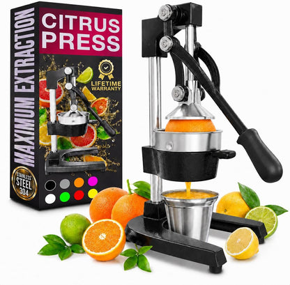 NADOBA Lemon Squeezer and Lime Squeezer, Max Extraction Citrus Hand Juicer
