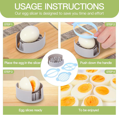 2-Layer Deviled Egg Containers With Lid,36pcs Easter Deviled Egg Tray Carrier with Handl Injector Piping Tool,Portable Stackable Egg Holder Platter Holder Organizer for Refrigerator Party Picnic Event